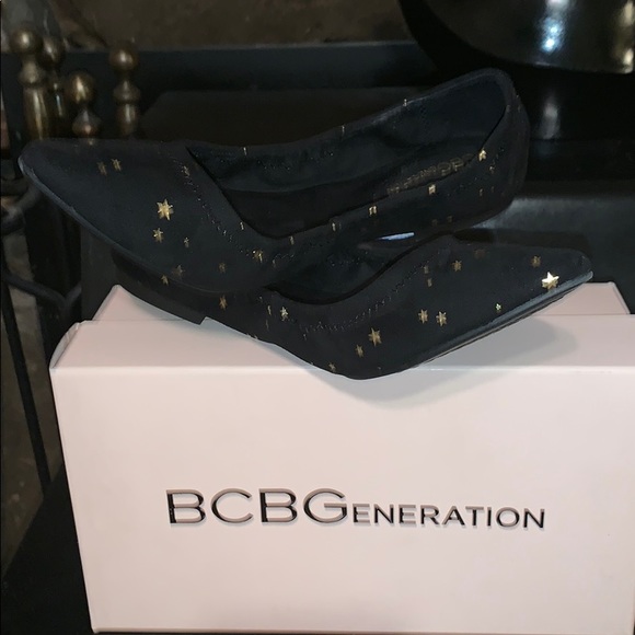 New BCBCGeneration Madeline Star Print Flats 8.5 - Picture 3 of 3
